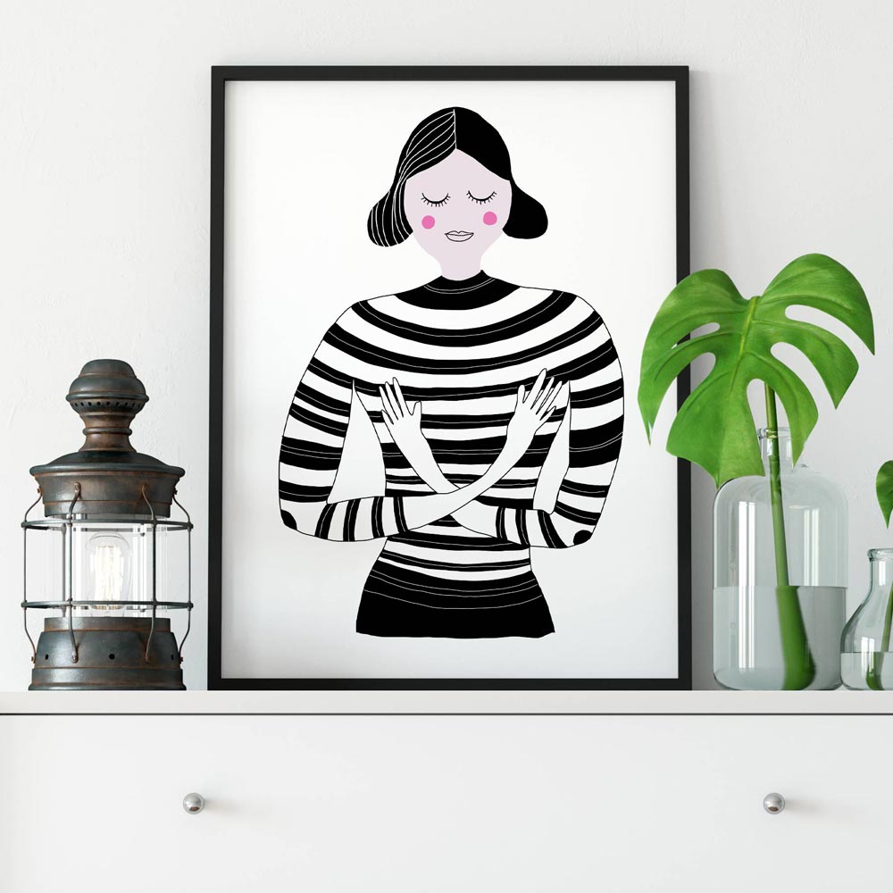 Sending a Hug wall art