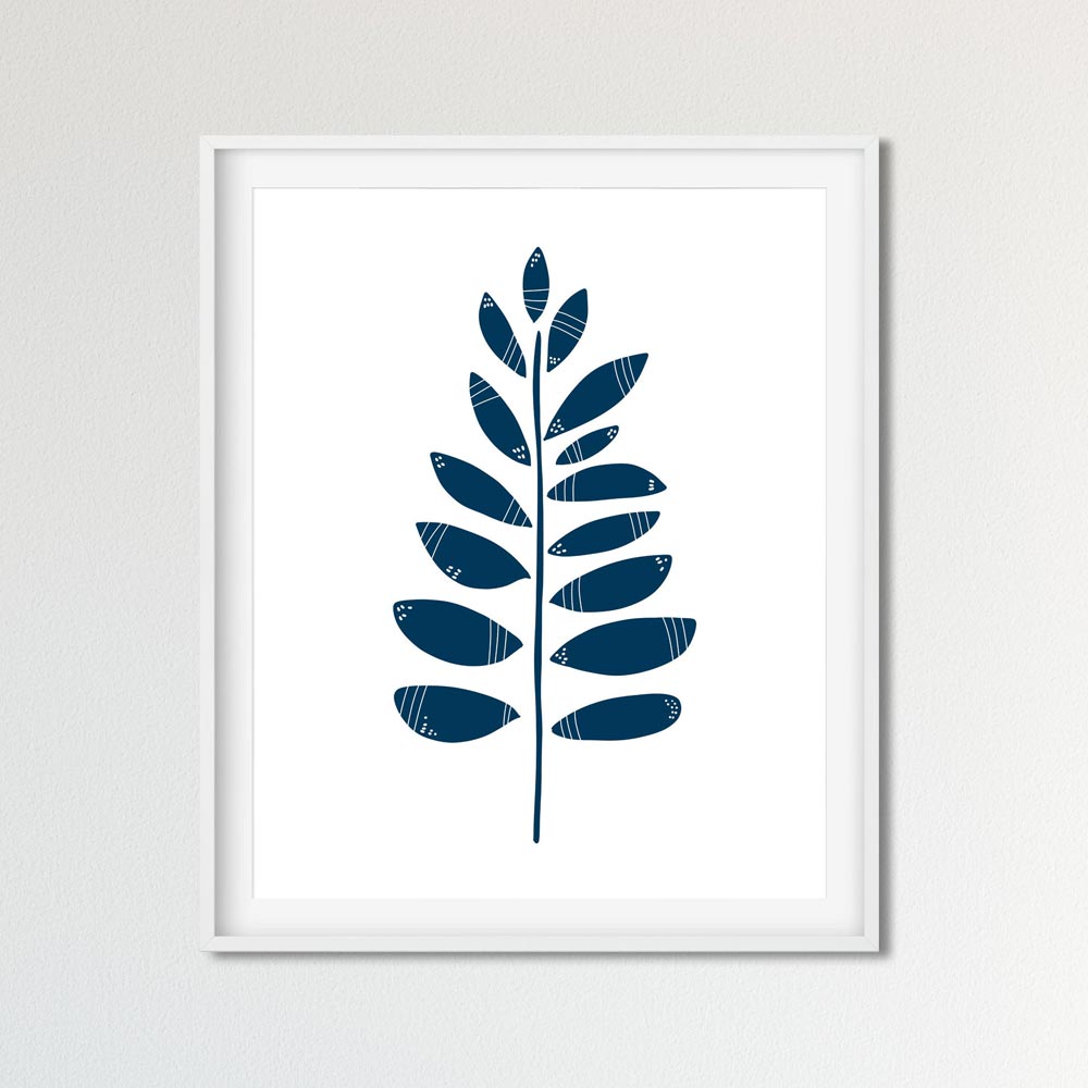 Leaves printable art