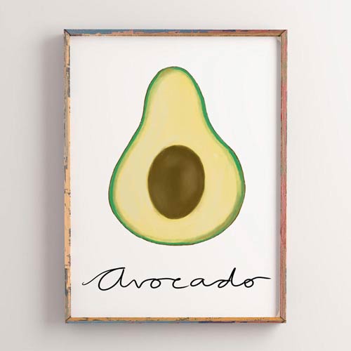 Avocado wall art thumb