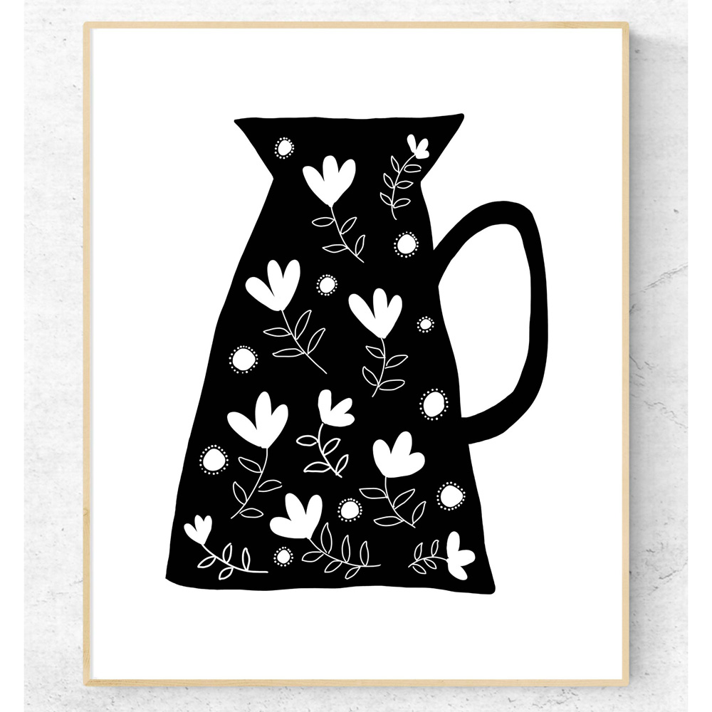 Jar kitchen wall art