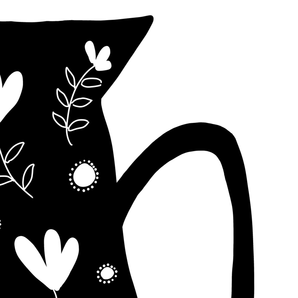 Jar kitchen wall art detail