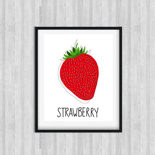 Strawberry art