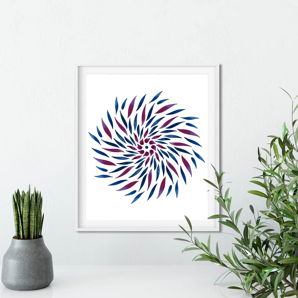 Spinning Mandala art