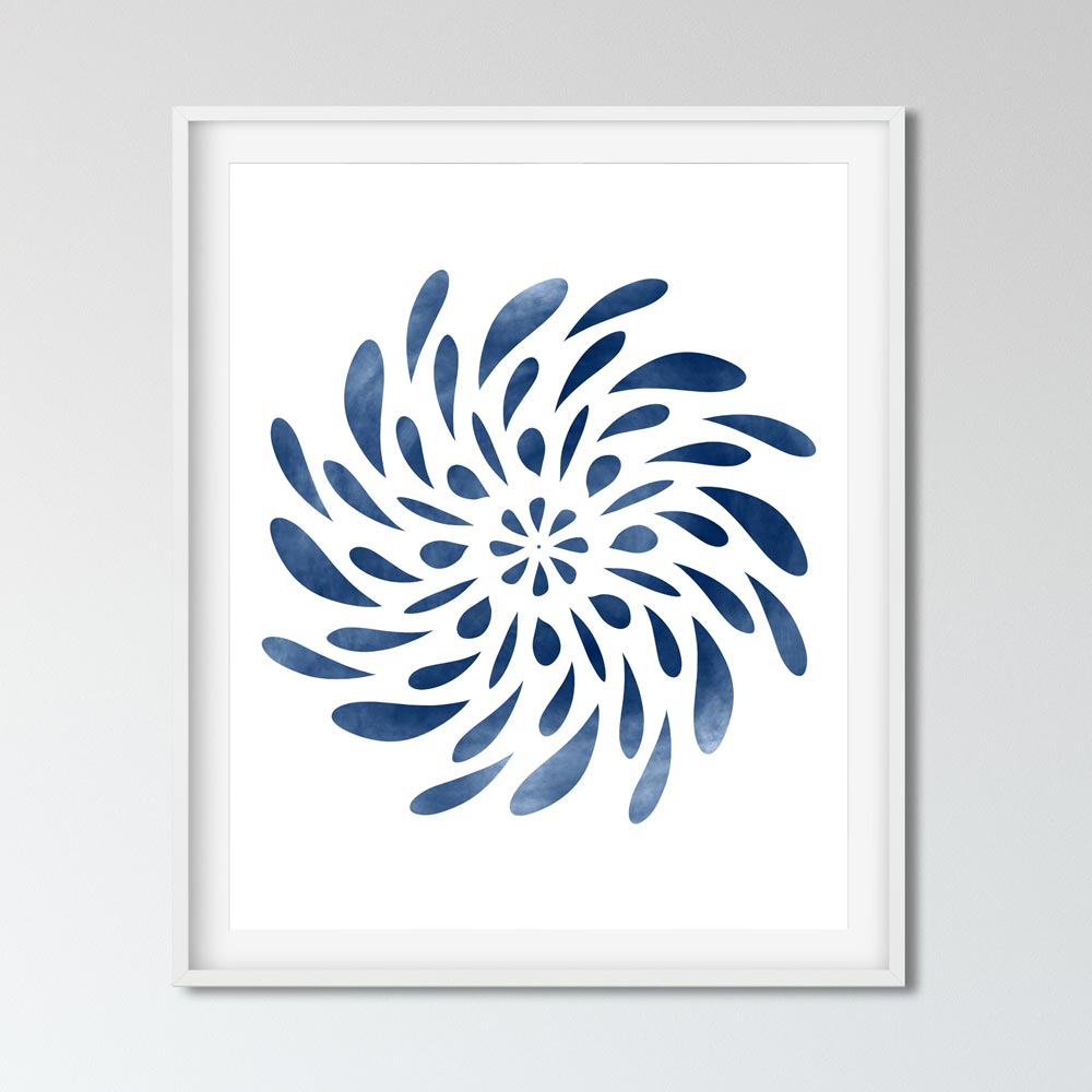 Spinning Mandala art decor