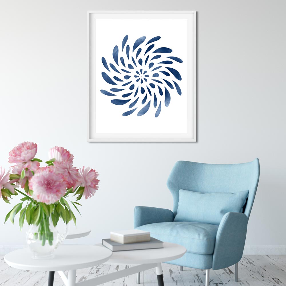 Spinning Mandala wall art