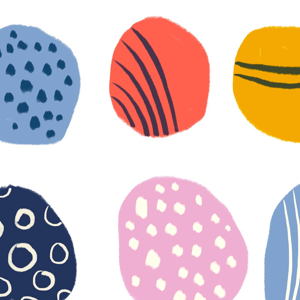 Play dots nursery art frame