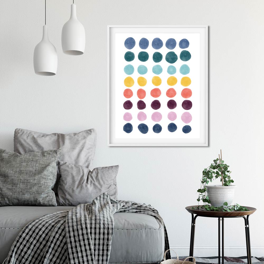 Nursery dots printable wall art