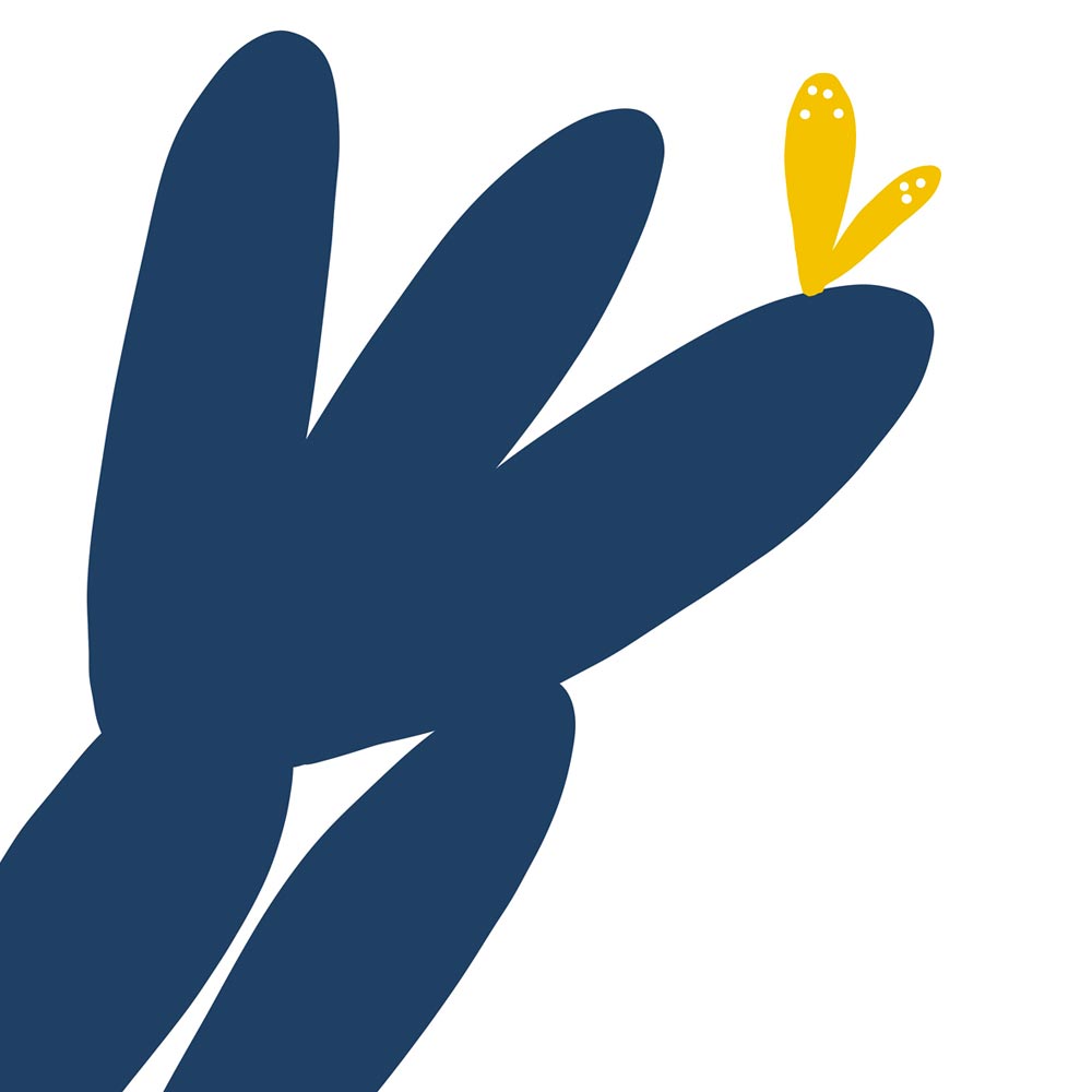 Cactus wall art detail