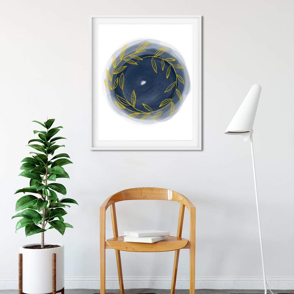 Scandinavian Round modern wall art