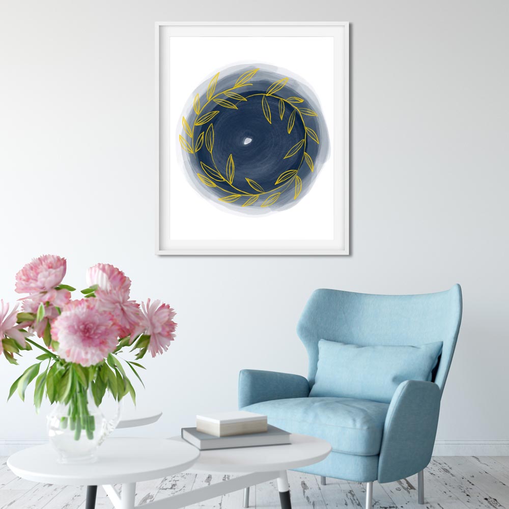Scandinavian Round wall art