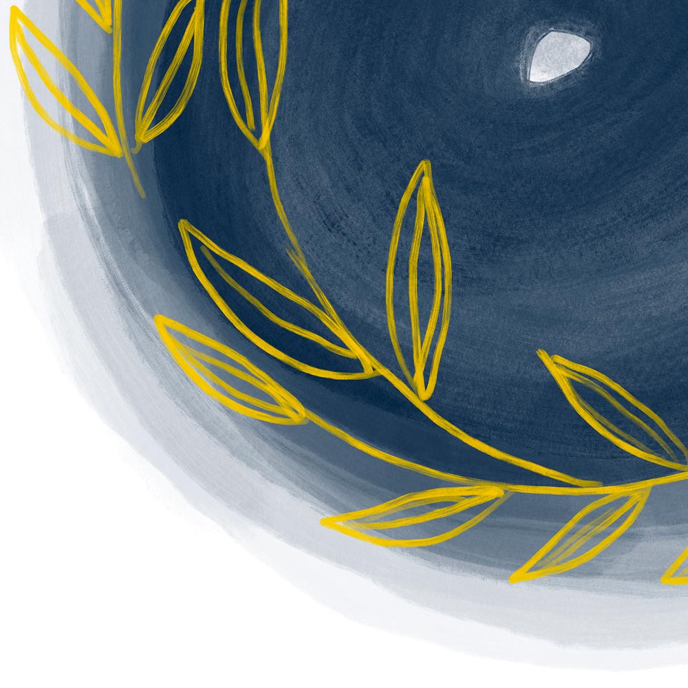 Scandinavian Round wall decor detail