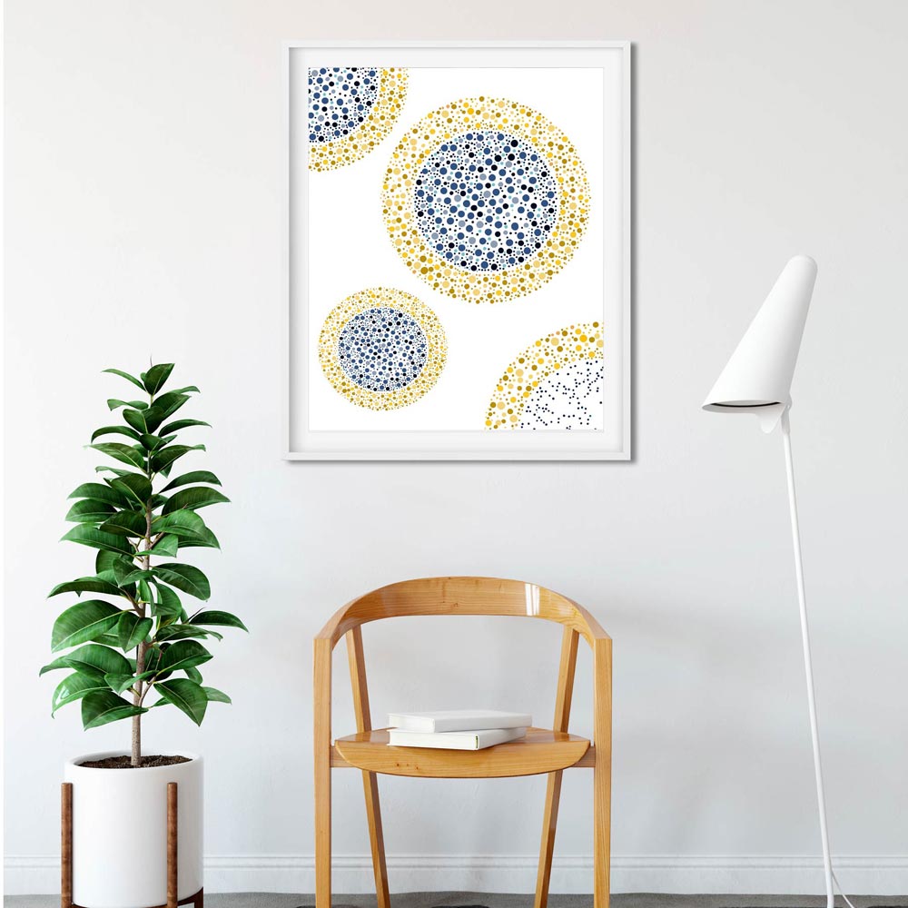 Geometric scandinavian wall decor