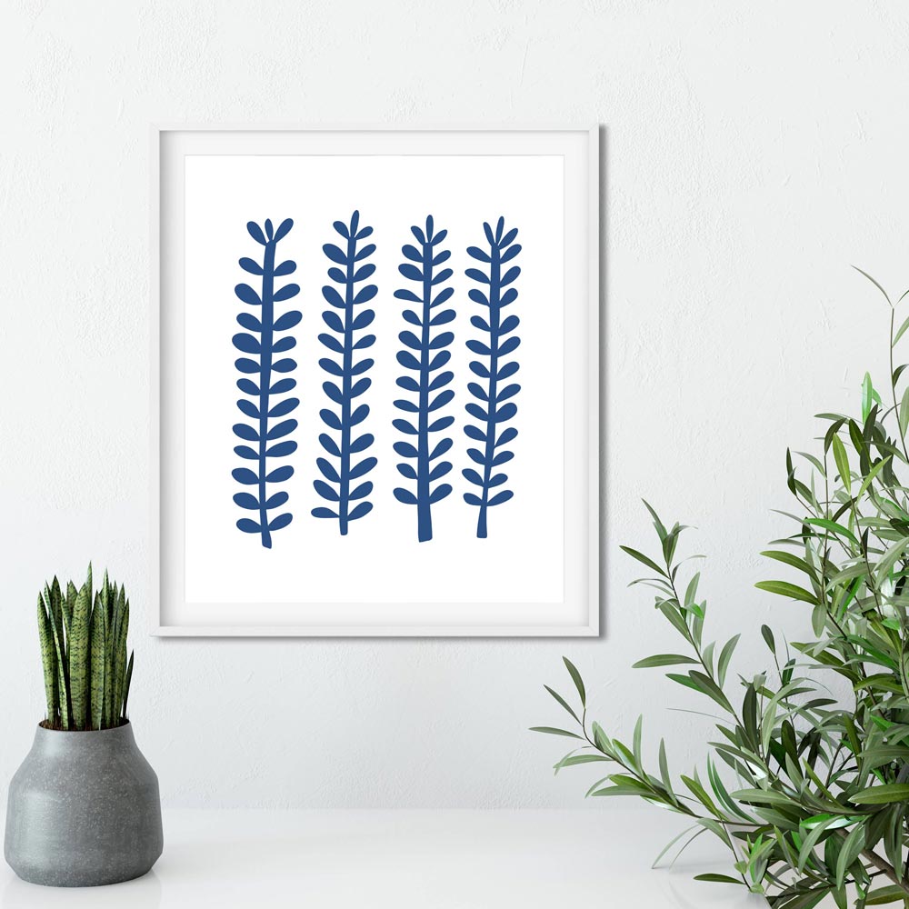 Scandinavian pattern modern wall art