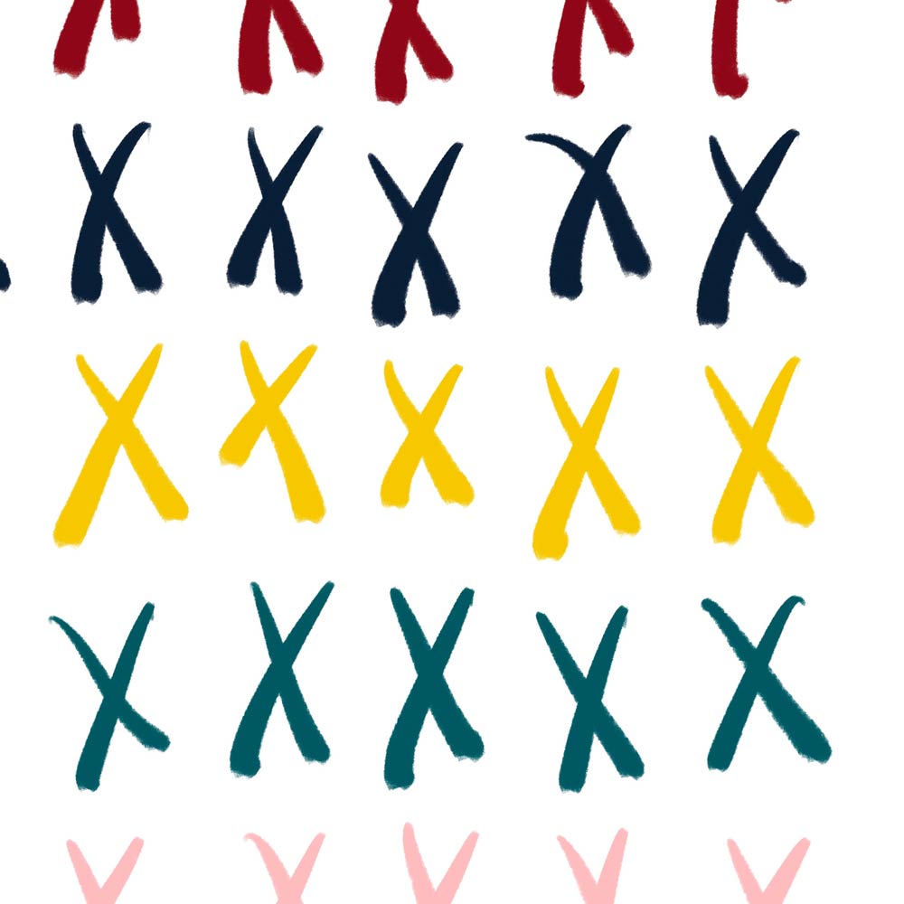 Crosses nurcery art detail