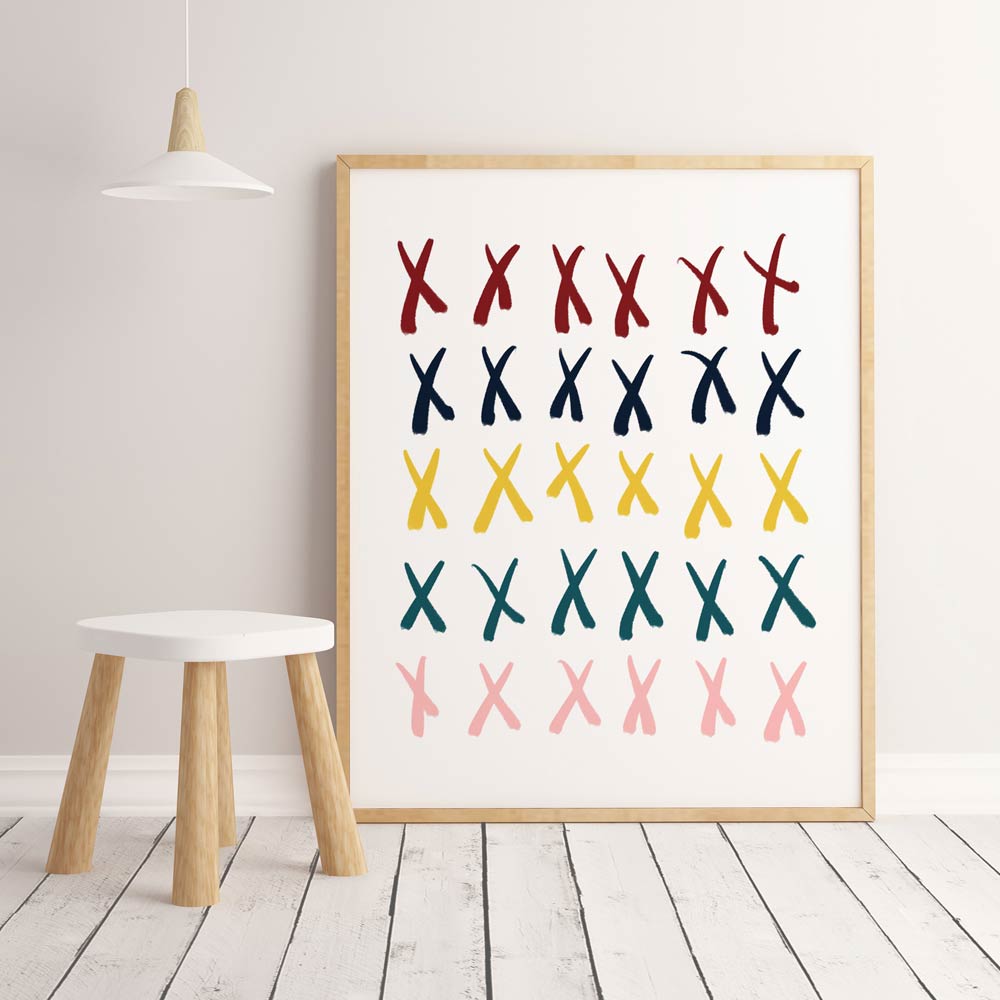 Crosses nursery printable wall art
