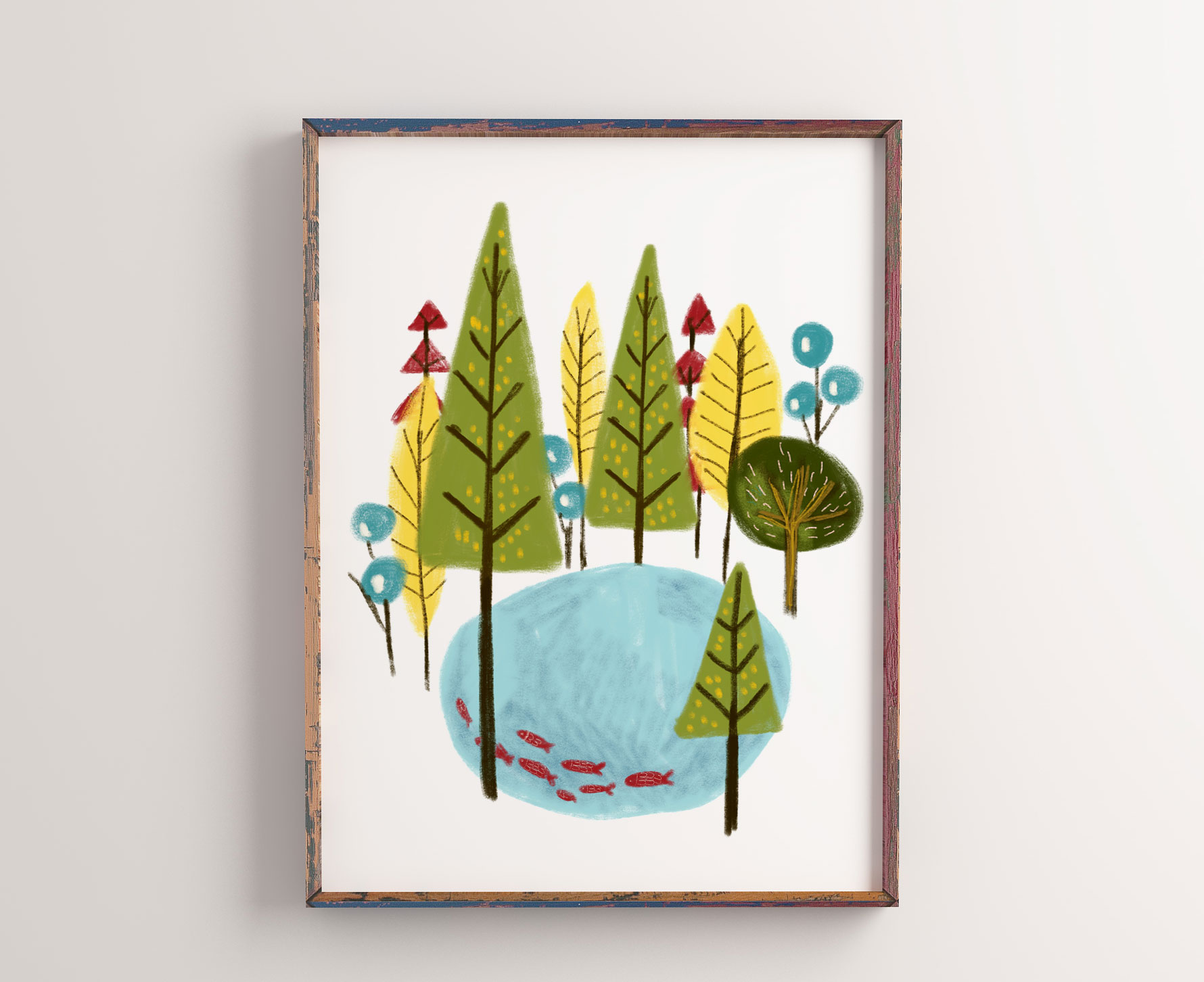 Forest wall art