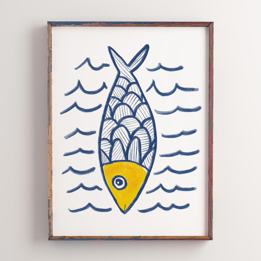 Blue Fish Kids wall decor