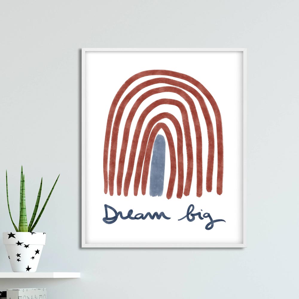 Rainbow nursery printable wall art