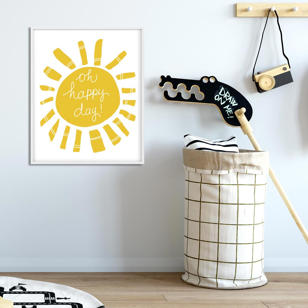 Oh happy day! Kids printable wall art