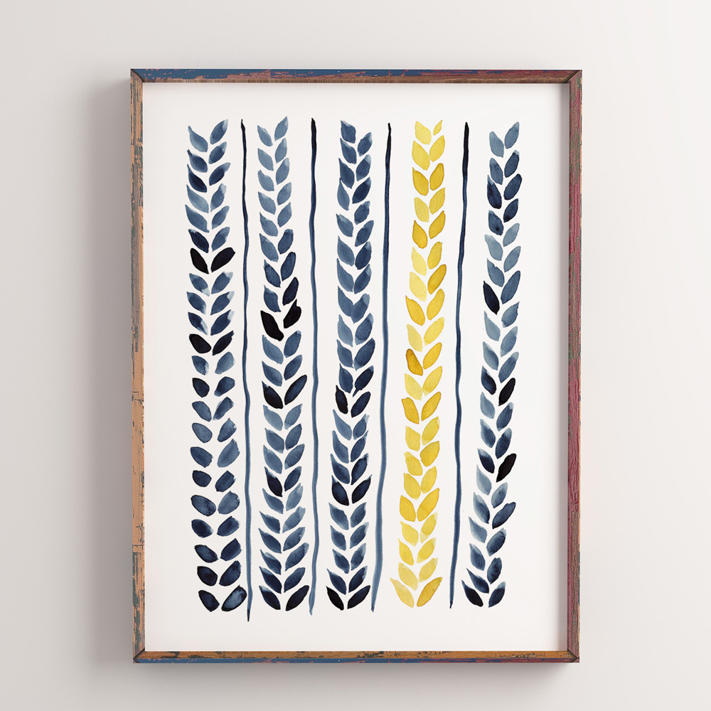 Printable Wheat art 1