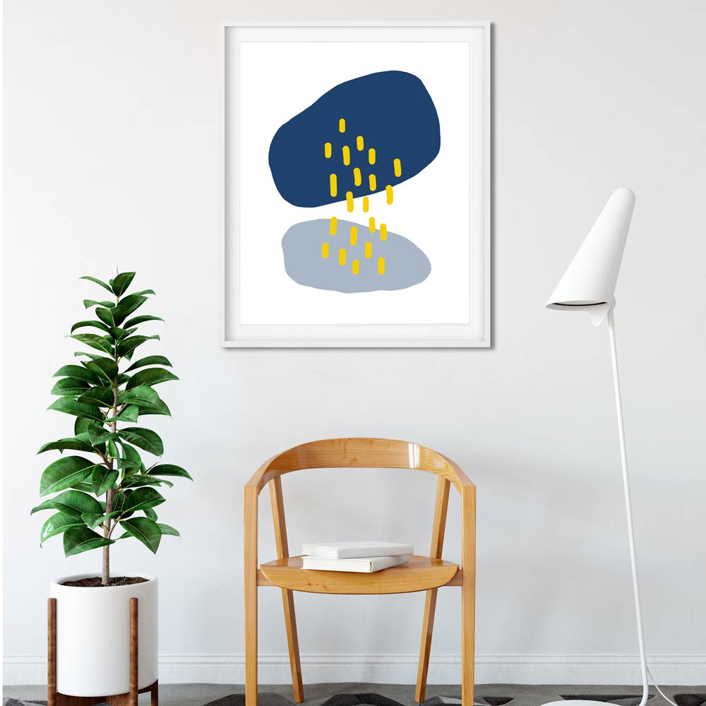 Rain Cloud printable art frame
