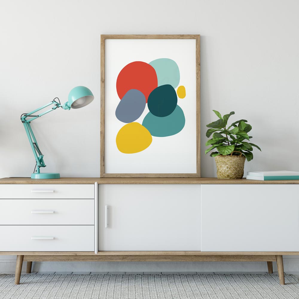 Colorful Stones art decor