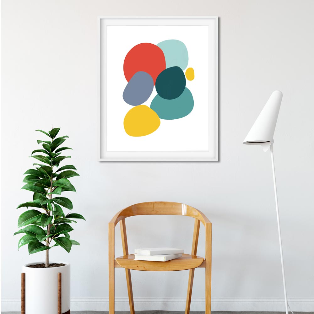 Colorful Stones printable art