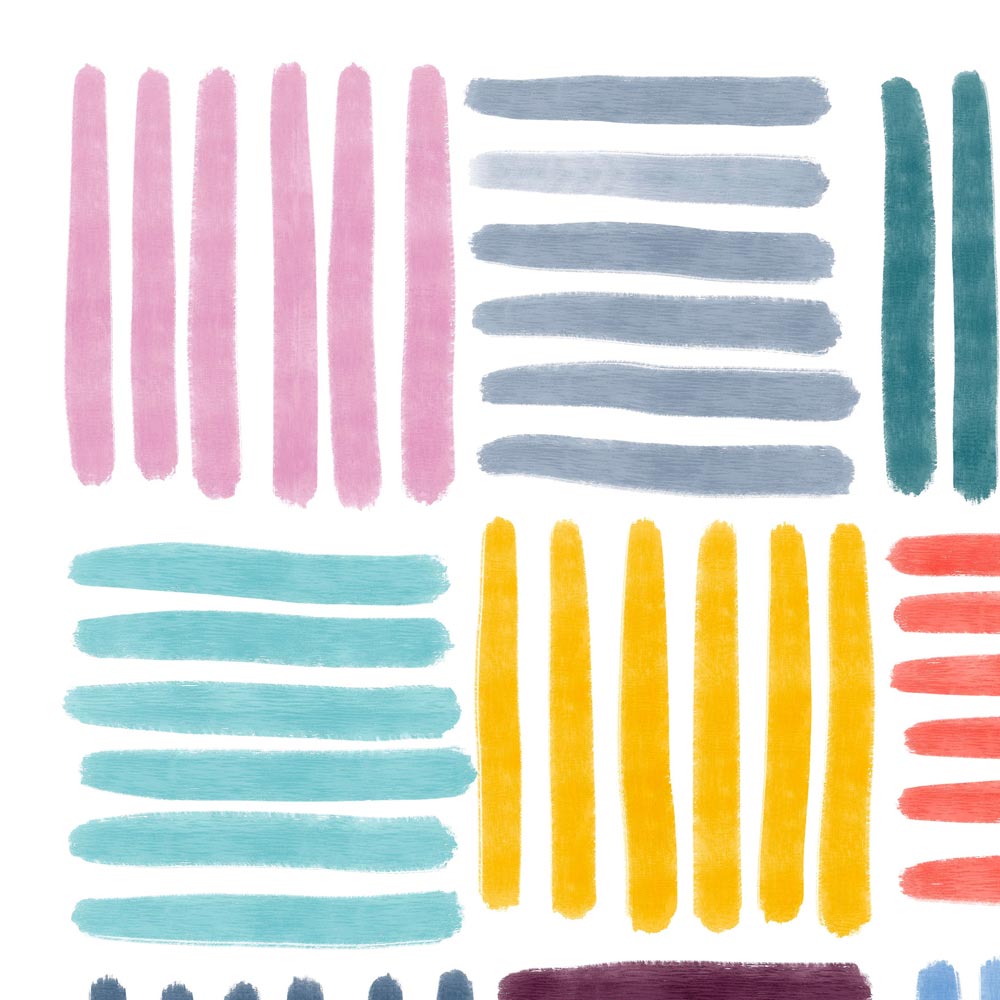 Colorful Stripes art detail